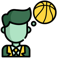 basketball bg icone